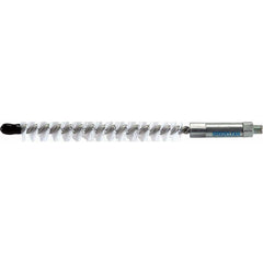 Goodway - Internal Tube Brushes & Scrapers; Type: Nylon Single Stem/Single Spiral Tube Brush ; Diameter (Inch): 15/16 ; Brush/Scraper Length: 4 (Inch); Overall Length (Inch): 6 ; Connection Type: Threaded ; Brush/Scraper Material: Nylon - Exact Industrial Supply