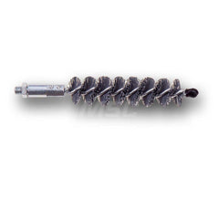 Goodway - Internal Tube Brushes & Scrapers; Type: Nylon Single Stem/Single Spiral Tube Brush ; Diameter (Inch): 1-1/4 ; Brush/Scraper Length: 4 (Inch); Overall Length (Inch): 6 ; Connection Type: Threaded ; Brush/Scraper Material: Nylon - Exact Industrial Supply