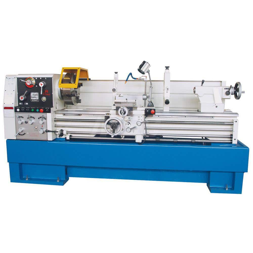 Summit - Bench, Engine & Toolroom Lathes; Machine Type: Toolroom Lathe ; Spindle Speed Control: Geared Head ; Phase: 3 ; Voltage: 220/440 ; Horsepower (HP): 15 ; Swing (Inch): 22 - Exact Industrial Supply