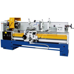 Summit - Bench, Engine & Toolroom Lathes; Machine Type: Toolroom Lathe ; Spindle Speed Control: Geared Head ; Phase: 3 ; Voltage: 220/440 ; Horsepower (HP): 15 ; Swing (Inch): 24