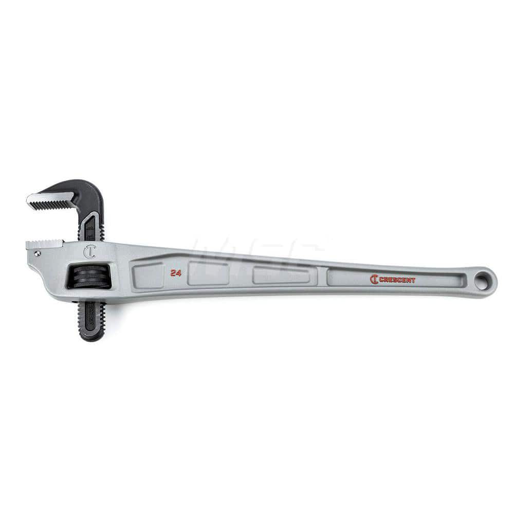Crescent - Pipe Wrenches; Type: Offset Pipe Wrench ; Maximum Pipe Capacity (Inch): 3 ; Overall Length (Inch): 24 ; Material: Aluminum - Exact Industrial Supply
