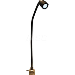 Sunnex Lighting - Task Lights; Fixture Type: General Purpose ; Color: Black ; Lamp Type: MR16 ; Mounting Type: Base Mount ; Adjustable Arm Type: Gooseneck ; Arm Length (mm): 685 - Exact Industrial Supply