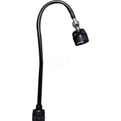 Sunnex Lighting - Task Lights; Fixture Type: General Purpose ; Color: Black ; Lamp Type: Integrated LED ; Mounting Type: Base Mount ; Adjustable Arm Type: Gooseneck ; Arm Length (mm): 685 - Exact Industrial Supply