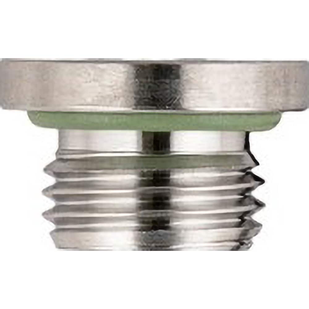 Aignep USA - Stainless Steel Pipe Fittings; Type: Male Plug BSPP Internal Hex 1/8 ; Fitting Size: 1/8 ; End Connections: BSPP ; Material Grade: 316L Stainless Steel ; Pressure Rating (psi): 290 - Exact Industrial Supply