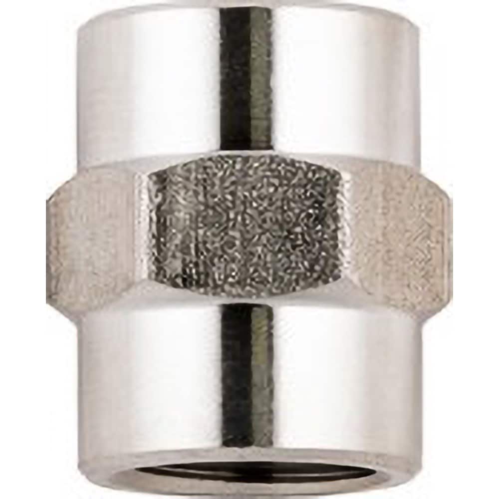 Aignep USA - Stainless Steel Pipe Fittings; Type: Sleeve Adaptor ; Fitting Size: 1/4 ; End Connections: BSPP ; Material Grade: 316L Stainless Steel ; Pressure Rating (psi): 290
