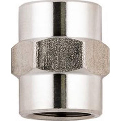 Aignep USA - Stainless Steel Pipe Fittings; Type: Sleeve Adaptor ; Fitting Size: 3/8 ; End Connections: BSPP ; Material Grade: 316L Stainless Steel ; Pressure Rating (psi): 290 - Exact Industrial Supply
