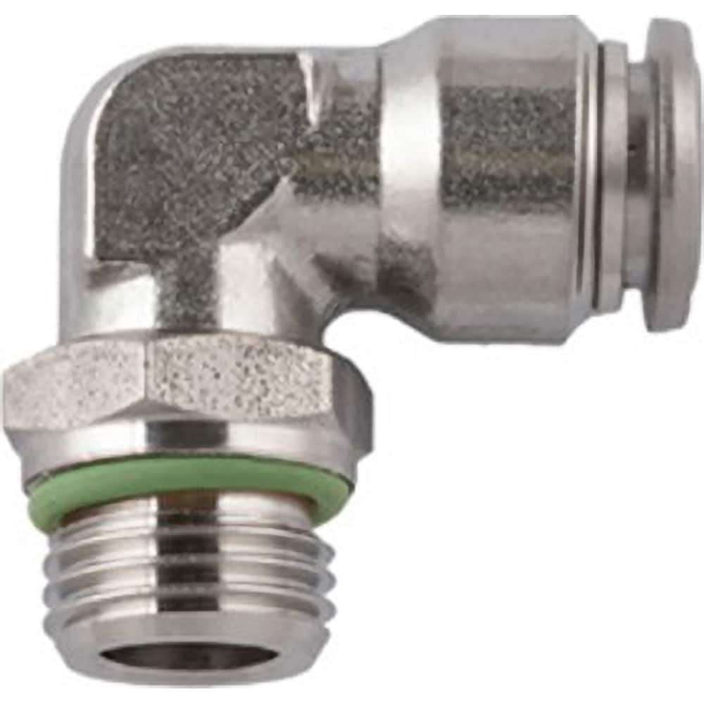 Aignep USA - Metal Push-To-Connect Tube Fittings; Type: Male Elbow Swivel ; Tube Outside Diameter (mm): 12 ; Maximum Working Pressure: 290.000 ; Connection Style: Push to Connect ; Connection Type: Push to Connect ; Material: 316L Stainless Steel