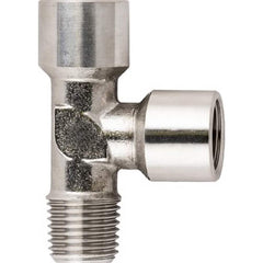 Aignep USA - Stainless Steel Pipe Fittings; Type: Female ; Fitting Size: 3/8 ; End Connections: BSPT ; Material Grade: 316L Stainless Steel ; Pressure Rating (psi): 290