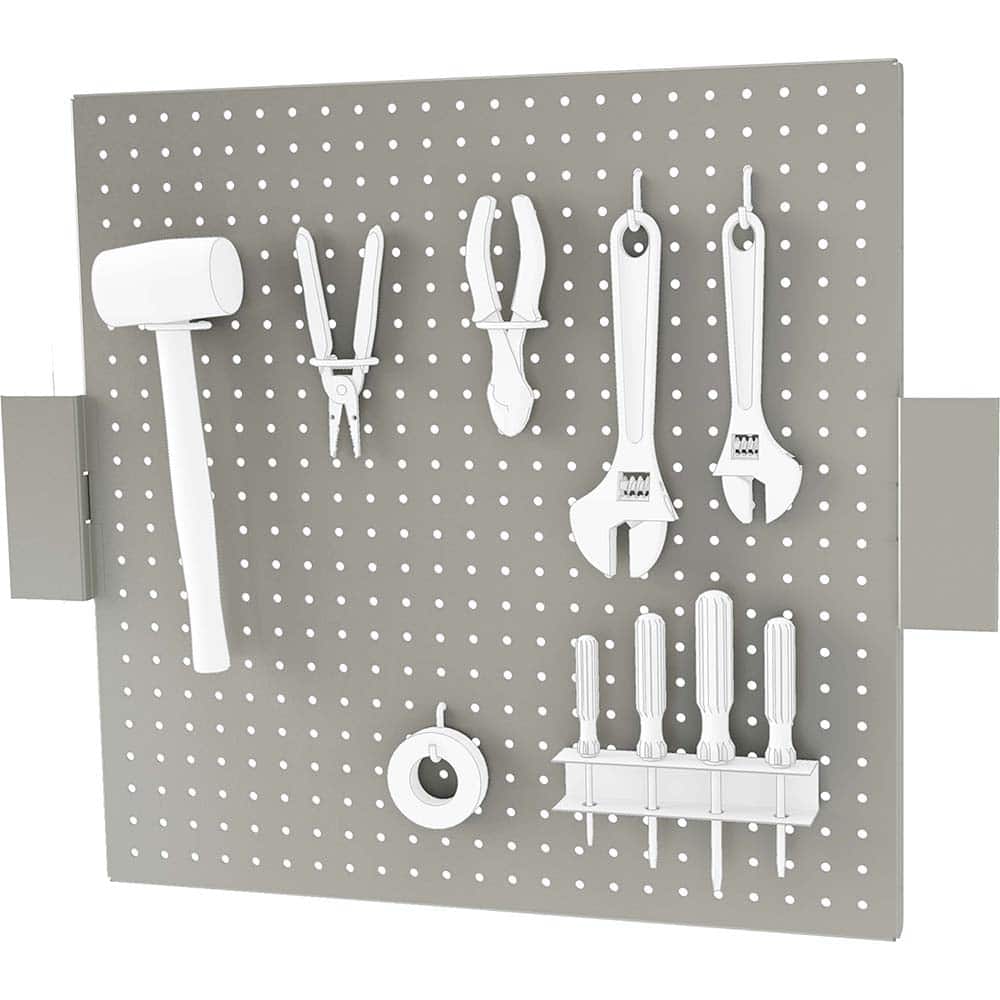 BOSTONtec - Workbench & Workstation Accessories; Type: Peg Board Panel Kit ; For Use With: 48" BOSTONtec; 60" BOSTONtec; 72" BOSTONtec ; Height: 24 (Inch); Width (Inch): 28 ; Load Capacity (Lb.): 40.000 - Exact Industrial Supply