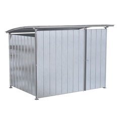 Vestil - Shelters; Type: Horizontal Storage Shed ; Width (Feet): 10.00 ; Depth: 95.50 ; Height (Feet): 7'5" ; Color: Silver ; Style: Multi-Duty - Exact Industrial Supply