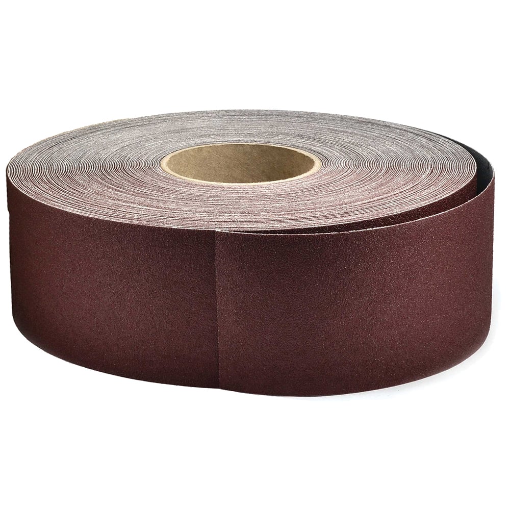 Superior Abrasives - Shop Rolls; Abrasive Material: Aluminum Oxide ; Roll Width (Inch): 3 ; Roll Length (yd): 50.00 ; Grit: 240 ; Backing Material: Cloth ; Backing Weight: J - Exact Industrial Supply