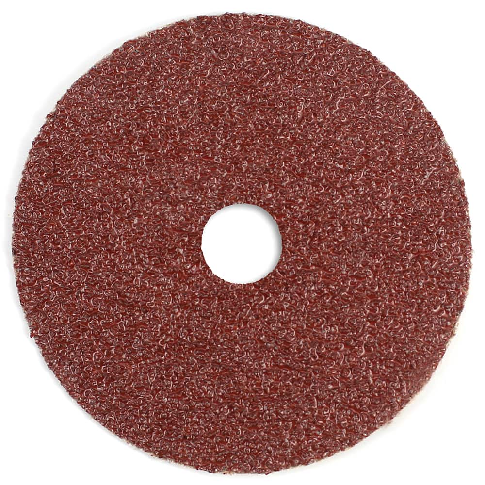 Superior Abrasives - Fiber Discs; Disc Diameter (Inch): 5 ; Abrasive Material: Aluminum Oxide ; Grit: 120 ; Center Hole Size (Inch): 7/8 ; Backing Material: Fiber ; Flexible: No - Exact Industrial Supply