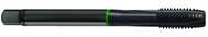 42377 2B 4-Flute Cobalt Green Ring Spiral Point Plug Tap-Black Oxide - Exact Industrial Supply