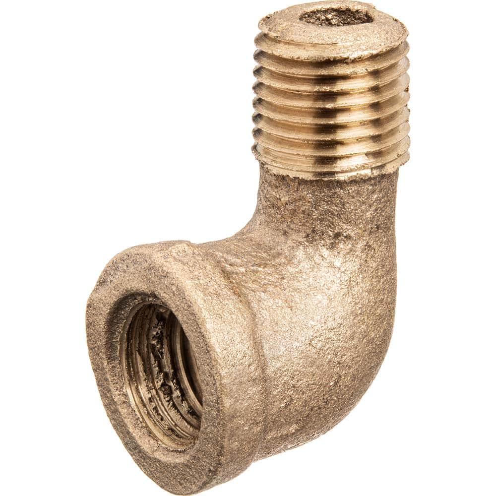 USA Sealing - Brass & Chrome Pipe Fittings; Type: Street Elbow ; Fitting Size: 3 x 3 ; End Connections: FNPT x MNPT ; Material: Brass ; Pressure Rating (psi): 125 ; Finish/Coating: Uncoated - Exact Industrial Supply