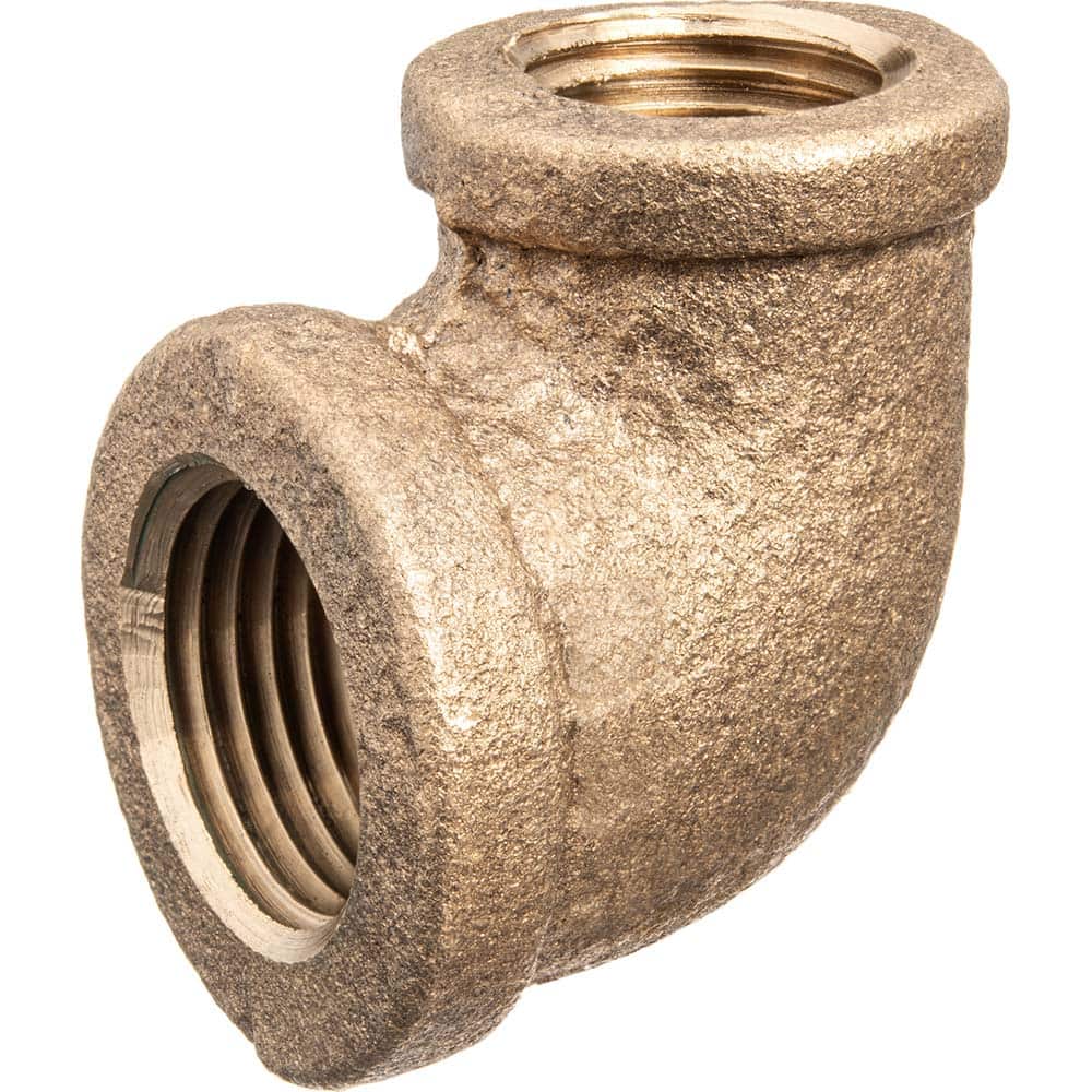 USA Sealing - Brass & Chrome Pipe Fittings; Type: Reducing Elbow ; Fitting Size: 2 x 3/4 ; End Connections: FNPT x FNPT ; Material: Brass ; Pressure Rating (psi): 125 ; Finish/Coating: Uncoated - Exact Industrial Supply