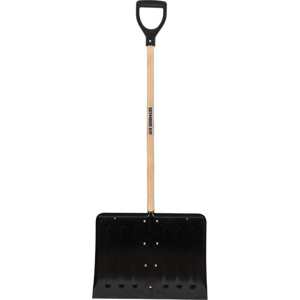 SEYMOUR-MIDWEST - Snow Shovels & Scrapers; Type: Snow Shovel ; Ergonomic Design: Yes ; Blade Material: Steel ; Handle Length (Inch): 41 ; Collapsible Handle: No ; Blade Brace: No - Exact Industrial Supply