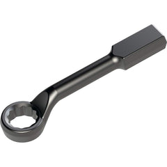 Petol - Box Wrenches; Wrench Type: Offset ; Tool Type: Striking Wrench ; Size (Inch): 2-3/16 ; Number of Points: 12 ; Head Type: Single End ; Finish/Coating: Black Oxide - Exact Industrial Supply