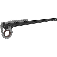 Petol - Chain & Strap Wrenches; Type: Chain Tong ; Maximum Pipe Capacity (Inch): 24 ; Chain/Strap Length: 83 (Inch); Handle Length: 27 (Inch) - Exact Industrial Supply