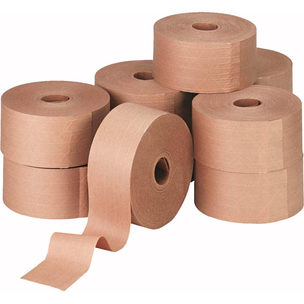 GEN - Packing Tape; Tape Type: Sealing ; Color: Brown ; Adhesive Material: Water Activated ; Width (Inch): 3 ; Length: 450' ; Material Type: Fiberglass; Kraft Paper - Exact Industrial Supply