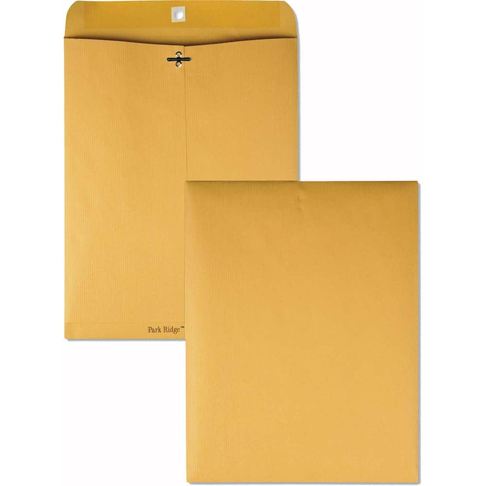 Quality Park - Mailers, Sheets & Envelopes; Type: Catalog Envelope ; Style: Clasp w/Gummed Flap ; Width (Inch): 13 ; Length (Inch): 10 ; Box Quantity: 100 ; Size: 10 x 13 - Exact Industrial Supply