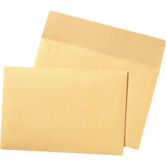 Quality Park - File Folders, Expansion Folders & Hanging Files; Folder/File Type: File Envelopes ; Color: Cameo Buff ; Index Tabs: No ; Tab Cut Location: None ; File Size: Letter ; Size: 11-3/4 X 9-1/2 - Exact Industrial Supply
