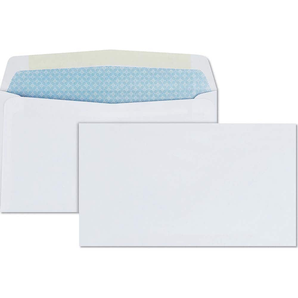 Quality Park - Mailers, Sheets & Envelopes; Type: Business Envelope ; Style: Gummed Flap ; Width (Inch): 6-1/2 ; Length (Inch): 3-5/8 ; Box Quantity: 500 ; Size: 3.63 x 6.5 - Exact Industrial Supply