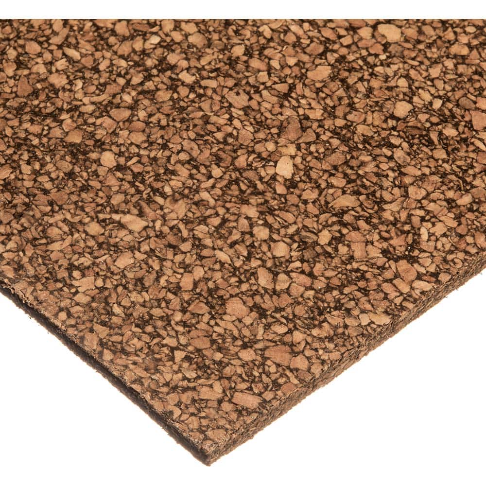 USA Sealing - Sheet Gasketing; Width (Inch): 12 ; Thickness: 1/4 (Inch); Length (Inch): 36.0000 ; Color: Brown ; Material: Cork with Buna-N Rubber Blend ; Maximum Temperature (F): 400.000 - Exact Industrial Supply
