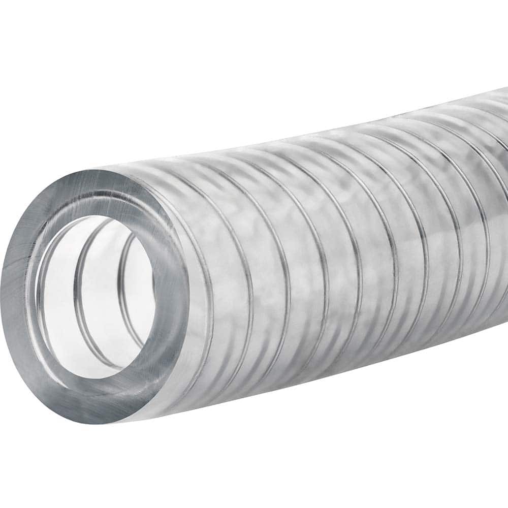USA Sealing - Plastic, Rubber & Synthetic Tube; Inside Diameter (mm): 30.0000 ; Outside Diameter (mm): 42.0000 ; Wall Thickness (mm): 6.00 ; Material: PVC ; Maximum Working Pressure (psi): 70 ; Color: Clear - Exact Industrial Supply