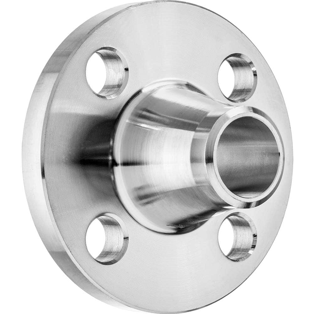 USA Sealing - Stainless Steel Pipe Flanges; Style: Weld-Neck ; Pipe Size: 1 (Inch); Outside Diameter (Inch): 5-7/8 ; Material Grade: 316 ; Distance Across Bolt Hole Centers: 4 (Inch); Number of Bolt Holes: 4.000 - Exact Industrial Supply