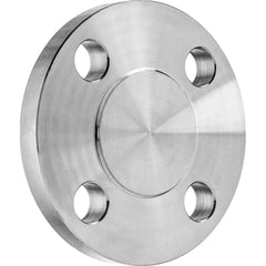 USA Sealing - Stainless Steel Pipe Flanges; Style: Blind Cap ; Pipe Size: 3 (Inch); Outside Diameter (Inch): 7-1/2 ; Material Grade: 316 ; Distance Across Bolt Hole Centers: 6 (Inch); Number of Bolt Holes: 4.000 - Exact Industrial Supply