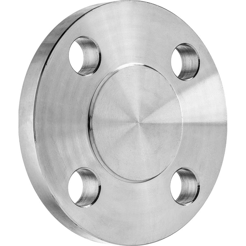 USA Sealing - Stainless Steel Pipe Flanges; Style: Blind Cap ; Pipe Size: 2 (Inch); Outside Diameter (Inch): 6 ; Material Grade: 316 ; Distance Across Bolt Hole Centers: 4-3/4 (Inch); Number of Bolt Holes: 4.000 - Exact Industrial Supply