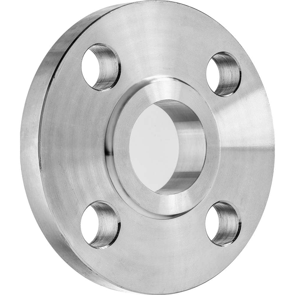 USA Sealing - Aluminum Pipe Fittings; Type: Flange ; Fitting Size: 4 ; End Connections: Slip ; Material Grade: Class 125 ; Pressure Rating (psi): 125 - Exact Industrial Supply