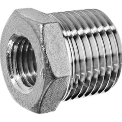 USA Sealing - Stainless Steel Pipe Fittings; Type: Hex Bushing ; Fitting Size: 1-1/2 x 3/4 ; End Connections: MBSPT x FBSPT ; Material Grade: 316 ; Pressure Rating (psi): 150 - Exact Industrial Supply