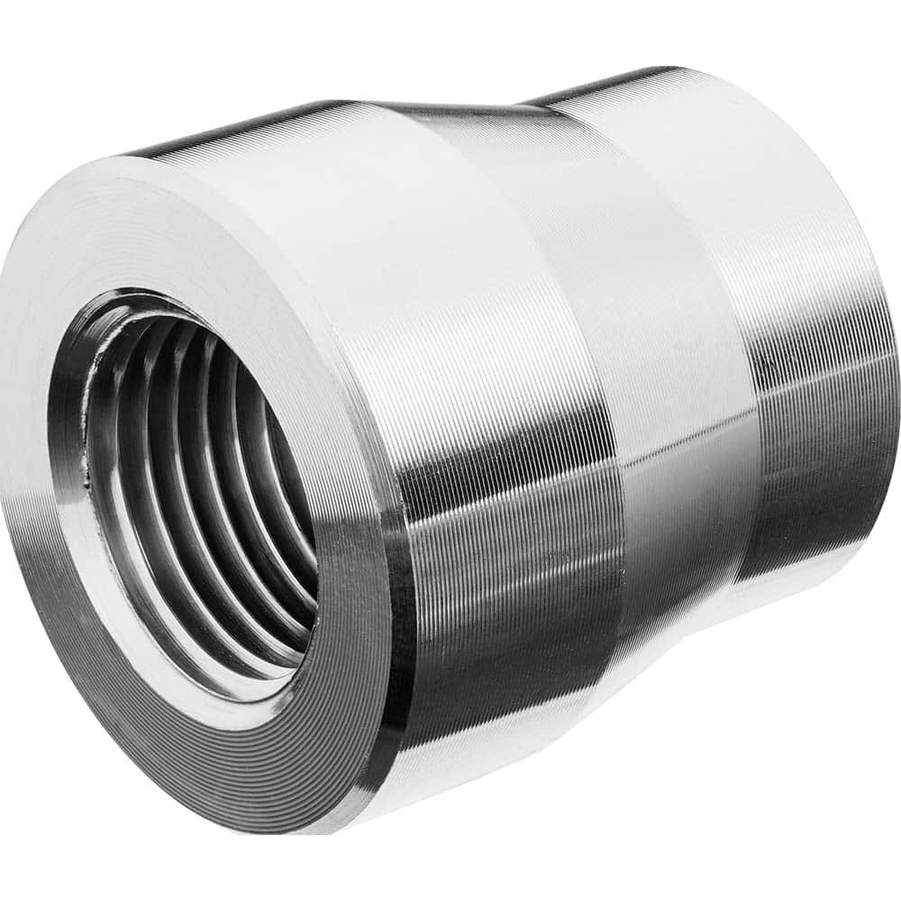 USA Sealing - Aluminum Pipe Fittings; Type: Reducing Coupling ; Fitting Size: 2-1/2 x 1-1/2 ; End Connections: FNPT x FNPT ; Material Grade: Class 150 ; Pressure Rating (psi): 150 - Exact Industrial Supply