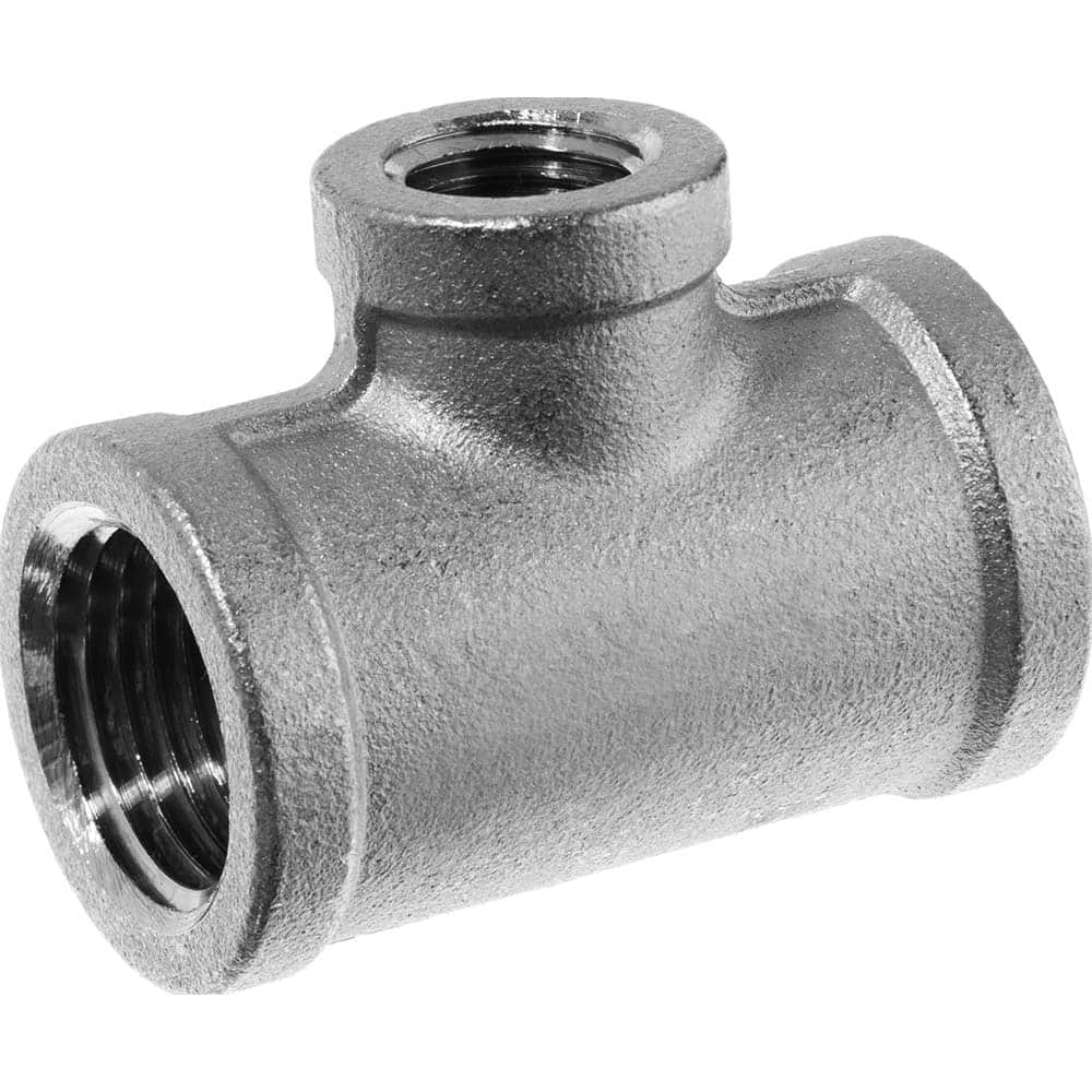 USA Sealing - Aluminum Pipe Fittings; Type: Reducer Branch Tee ; Fitting Size: 2 x 2 x 3/4 ; End Connections: FNPT x FNPT x MNPT ; Material Grade: Class 150 ; Pressure Rating (psi): 150 - Exact Industrial Supply