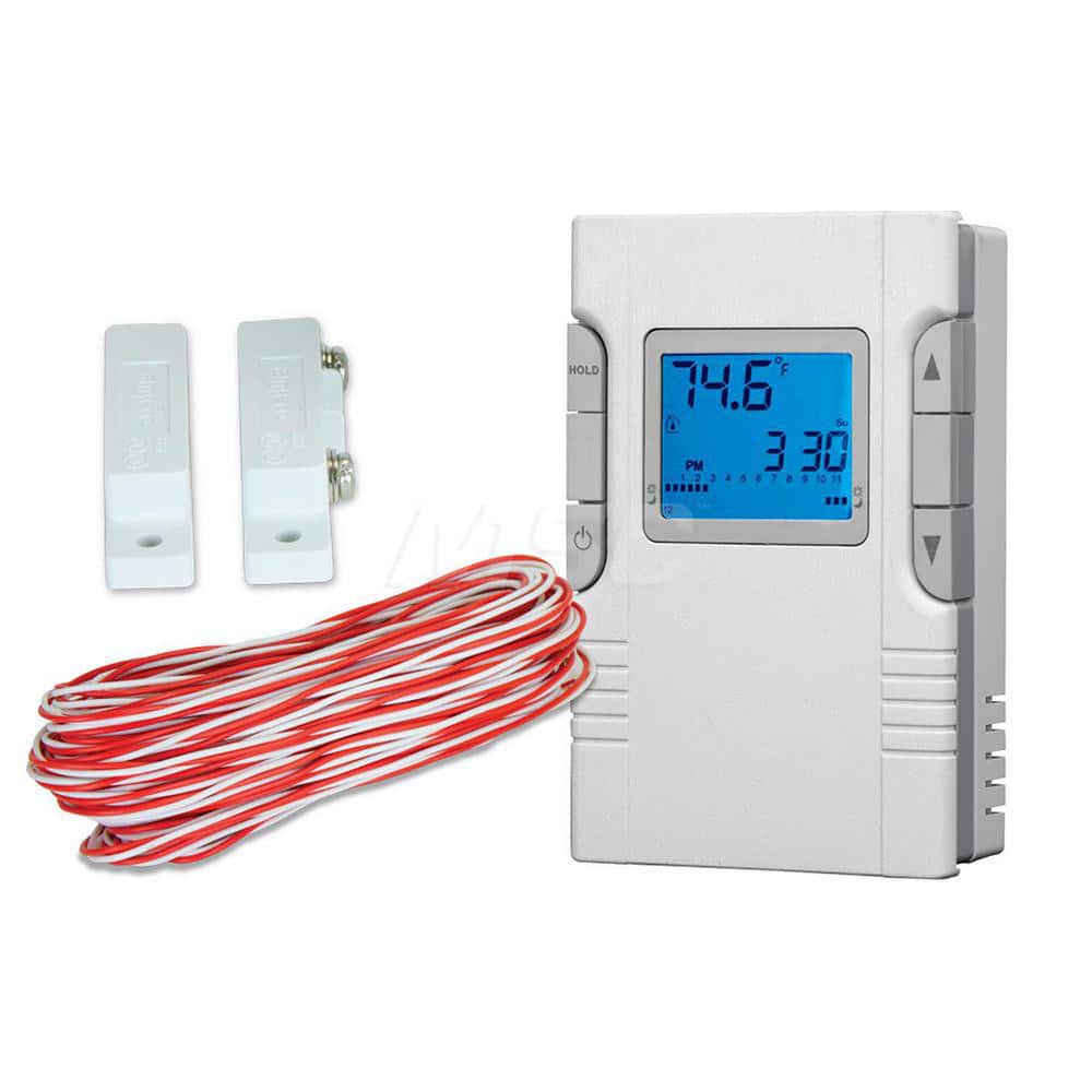 Thermostats; Thermostat Type: Line Voltage Wall Thermostat; Style: Heat Only; Minimum Temperature (F): 40; Maximum Temperature: 75; Minimum Voltage: 208; Maximum Voltage: 240; Amperage: 16; For Use With: Wall, Baseboard, and Cove Heaters; Control Type: Pu