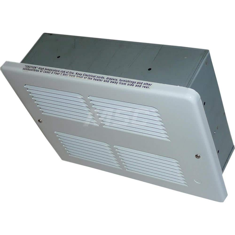 Electric Radiant Heaters; Type: Ceiling Heater; Heater Type: Ceiling Heater; Maximum Heating Capacity: 3412; Minimum Heating Capacity: 1706; Wattage: 1000/500; Maximum Amperage: 4.20; Overall Width: 14; Voltage: 240.00; 240; Length (Inch): 10.375; 10.38;