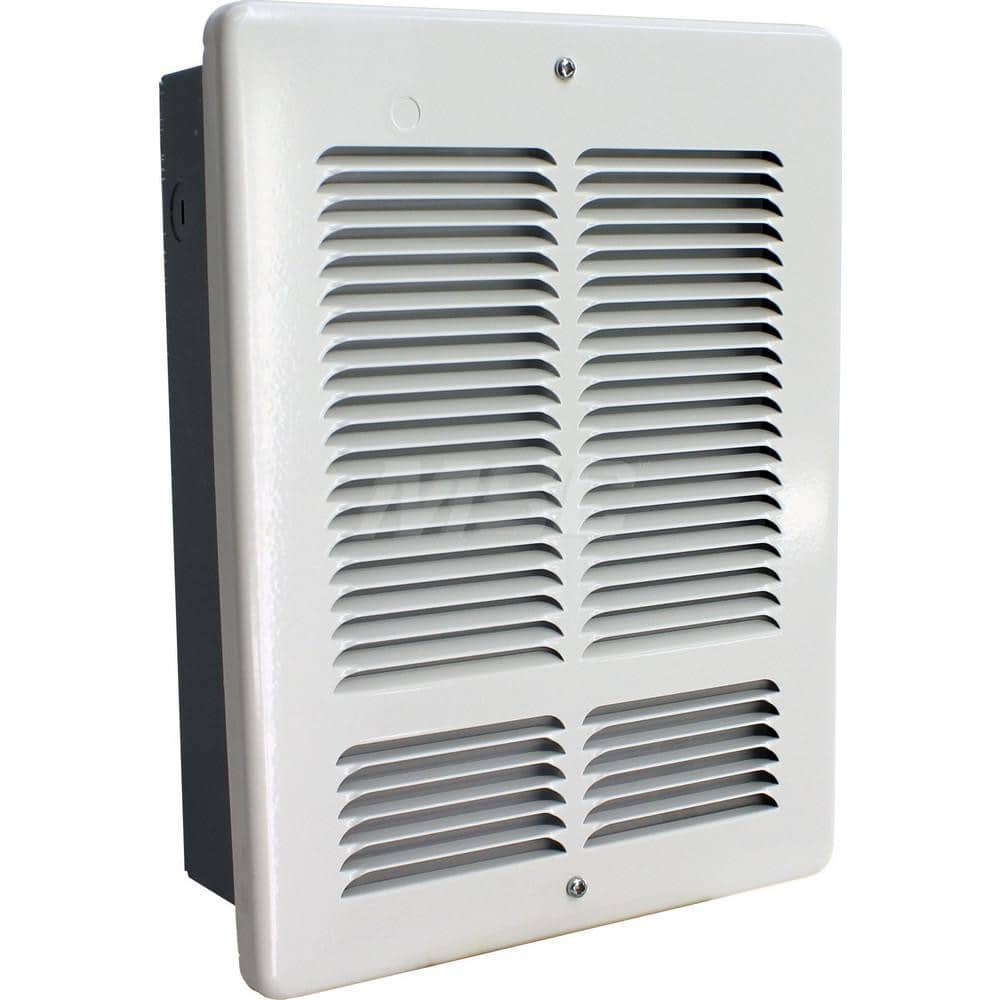 Electric Forced Air Heaters; Heater Type: Wall; Maximum BTU Rating: 5118; Voltage: 208V; Phase: 1; Wattage: 1500; Overall Length (Decimal Inch): 13.6300; Overall Width (Inch): 10; Overall Width (Decimal Inch - 4 Decimals): 10.0000; Overall Height (Decimal