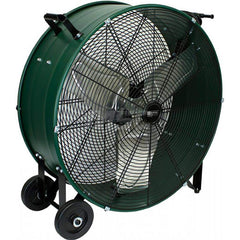 Blower Fan: 11,280 CFM, Direct Drive, Drum Fan 120V, 1/3 hp, 4.4 A, 2 Speed, Floor Mount