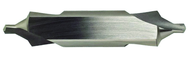 2mm x 56mm OAL 60/120° HSS Center Drill with Flat-Bright Form A - Exact Industrial Supply