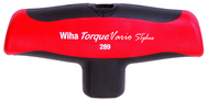 TorqueVario Adjustable Torque Control T-handle 44.3 - 123.9 In/lbs. 5-14Nm. Adjustable 5-14 Newton Meters. High Torque Soft Grips for Comfortable Torque Control. Soft Ergo Grips; Replaceable Blades - Exact Industrial Supply