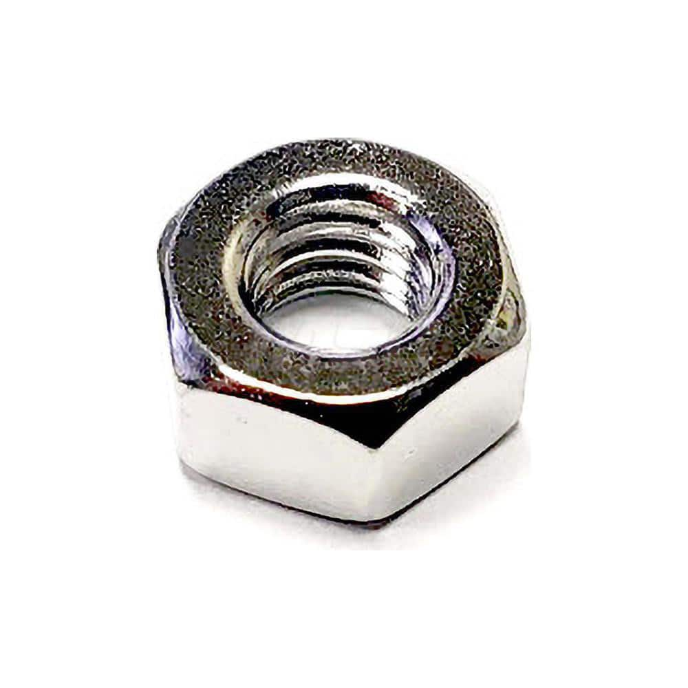 Hex Nut: Grade 18-8 Stainless Steel, NL-19 Finish Right Hand Thread, 1-1/2″ Across Flats, 2B, ANSI B18.2.2