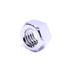 Hex Nut: Grade 316 Stainless Steel, NL-19 Finish Right Hand Thread, 19 mm Across Flats, DIN 934