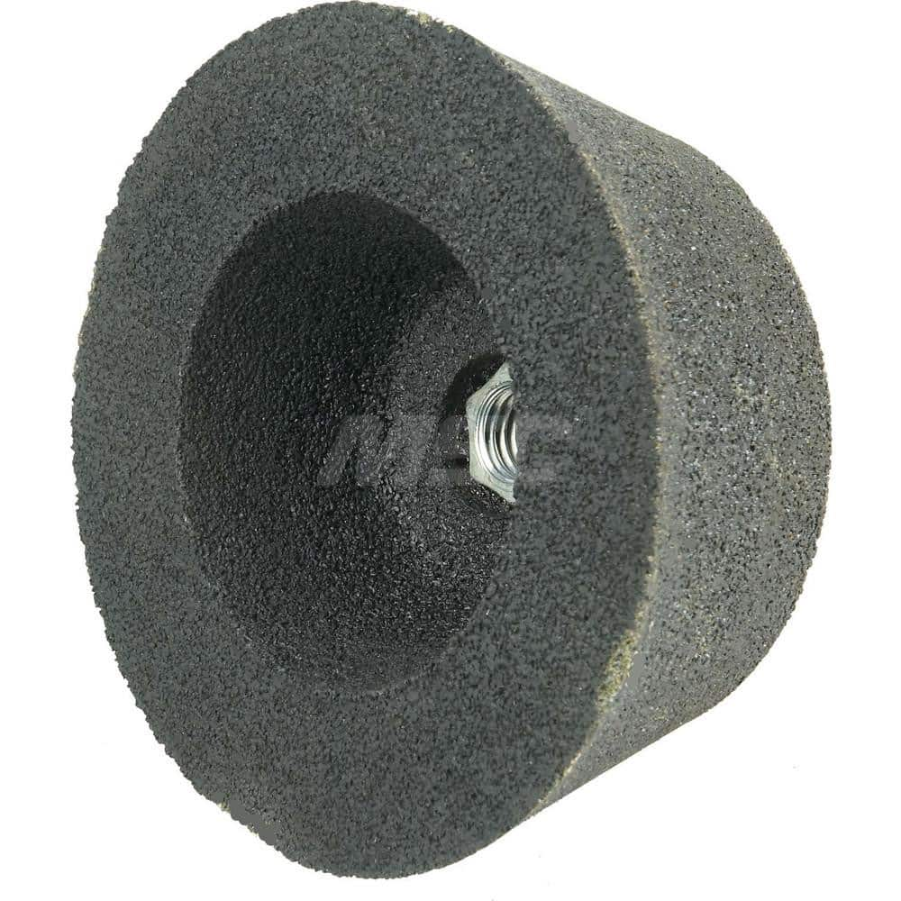 Tool & Cutting Grinding Wheel: 5″ Dia, 1″ Width, 16 Grit, Q Hardness, Type 11 Silicon Carbide, Medium, 7,260 Max RPM