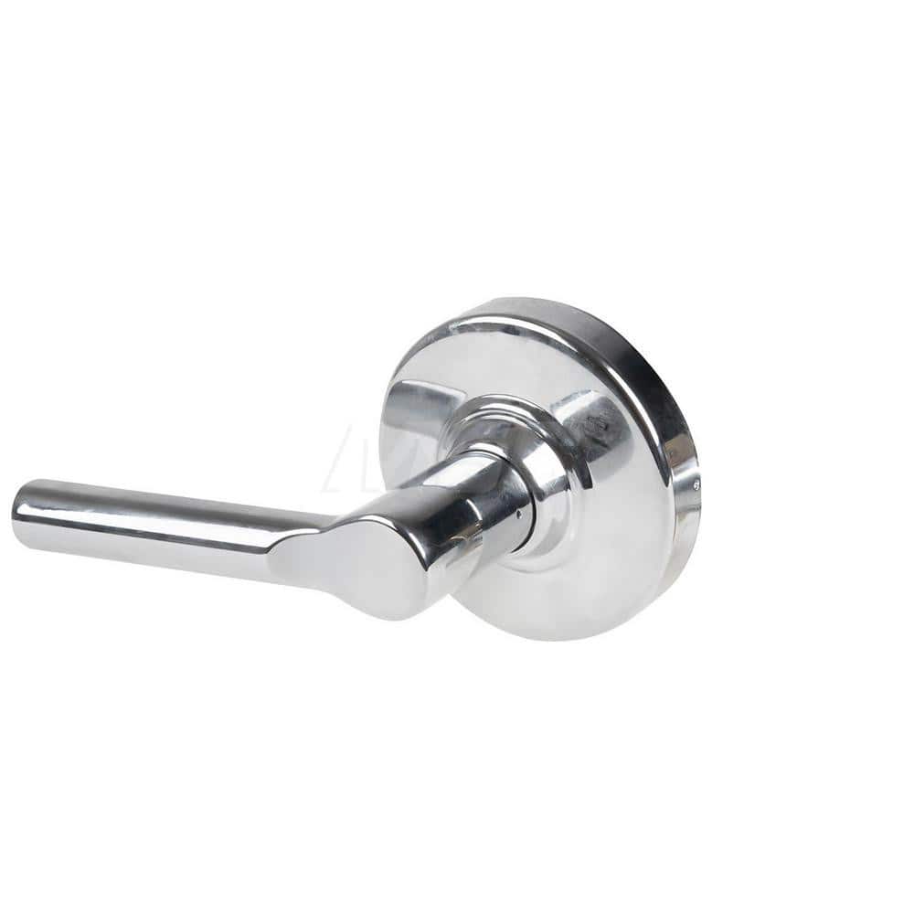 Lever Locksets; Type: Cylindrical Lock; Key Type: Keyless; Strike Type: Curved Lip Strike; Finish/Coating: Bright Chrome; Material: Metal; Material: Metal; Door Thickness: 1.75 in; Backset: 2.75 in; Cylinder Type: No Keyway; Minimum Order Quantity: Metal;