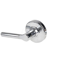 Lever Locksets; Type: Cylindrical Lock; Key Type: Keyless; Strike Type: Curved Lip Strike; Finish/Coating: Bright Chrome; Material: Metal; Material: Metal; Door Thickness: 1.75 in; Backset: 2.75 in; Cylinder Type: No Keyway; Minimum Order Quantity: Metal;