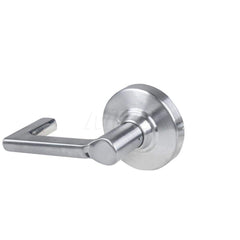 Lever Locksets; Type: Cylindrical Lock; Key Type: Keyless; Strike Type: Curved Lip Strike; Finish/Coating: Satin Chrome; Material: Metal; Material: Metal; Door Thickness: 1.75 in; Backset: 2.75 in; Cylinder Type: No Keyway; Minimum Order Quantity: Metal;