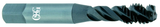 10-32 Dia. - H5 - 3 FL - HSSE - TiCN - Modified Bottoming - Spiral Flute Tap - Exact Industrial Supply