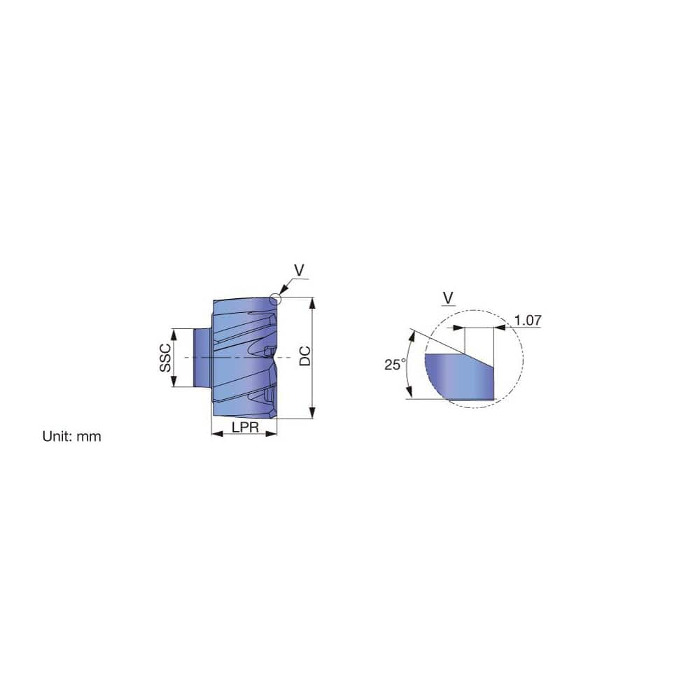 Modular Reamer Heads; Head Diameter (Inch): 0.5000; Head Diameter (mm): 0.5000; Reamer Finish/Coating: Coated; TiAlN; Flute Type: Spiral; Head Length (Decimal Inch): 0.3661 in; Hole Tolerance: h7; Spiral Direction: Left Hand; Cutting Direction: Right Hand