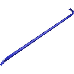 Pry Bars; Prybar Type: Crow Bar; End Angle: Straight; End Style: Chisel; Claw; Material: Steel; Bar Shape: Hex; Overall Length (Inch): 48; Color: Blue; Overall Length: 48.00